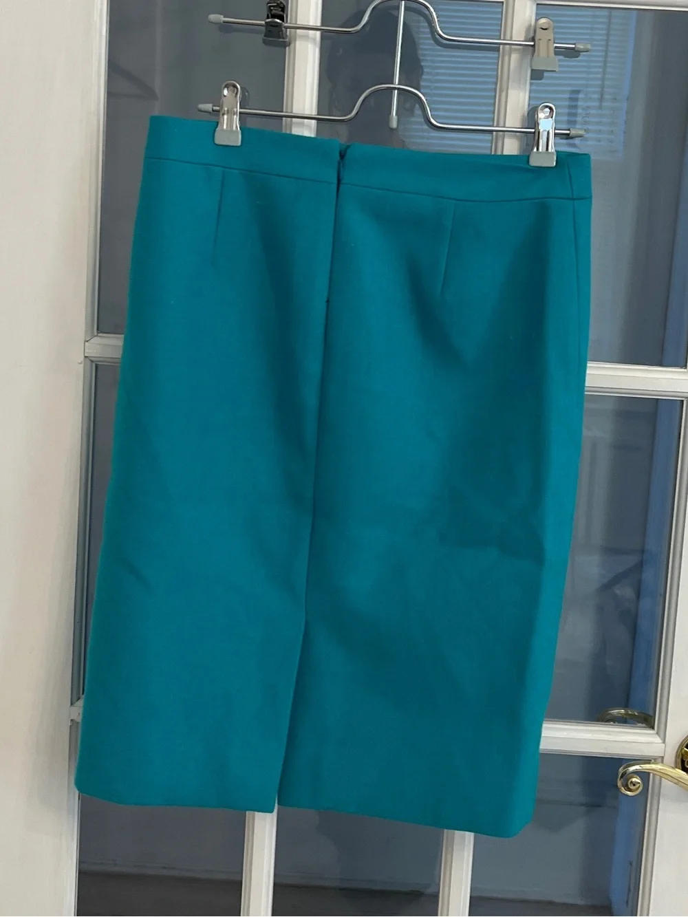 J. CREW Women's Teal Blue No. 2 Pencil Skirt Size 4
